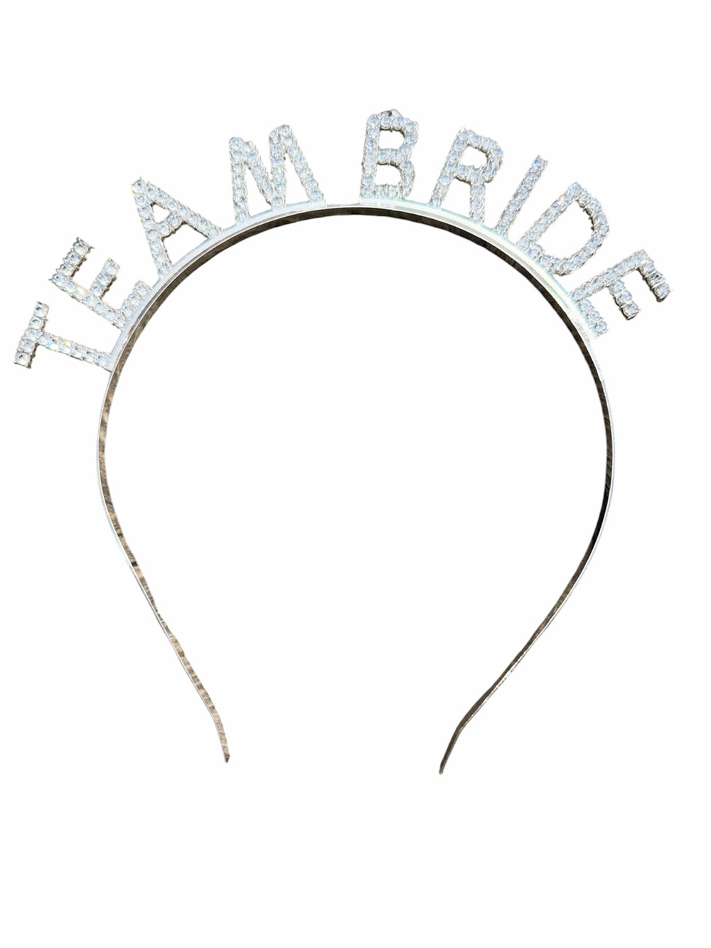 Team Bride Crystal Headband One Size